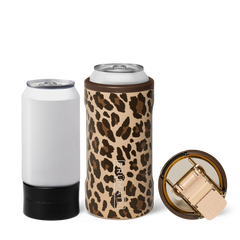 Hopsulator Trio V2 | Black & White Checker | 12/16oz Standard Cans