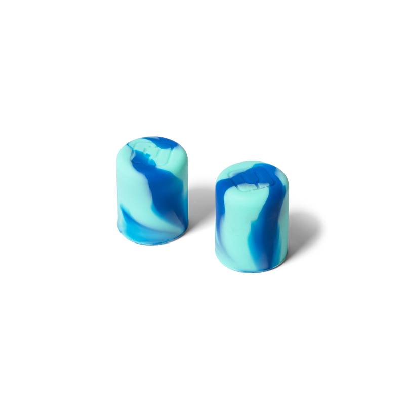 Magnetic Straw Cover | Ocean Swirl | 2-Pack