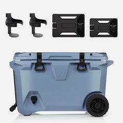 Br Tank 55-Quart Double Drink Holder Cooler Bundle | Lilac Dusk